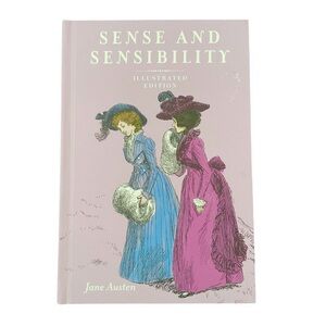 Sense and Sensibility Illustrated Edition Book Purple Hardback Jane Austen